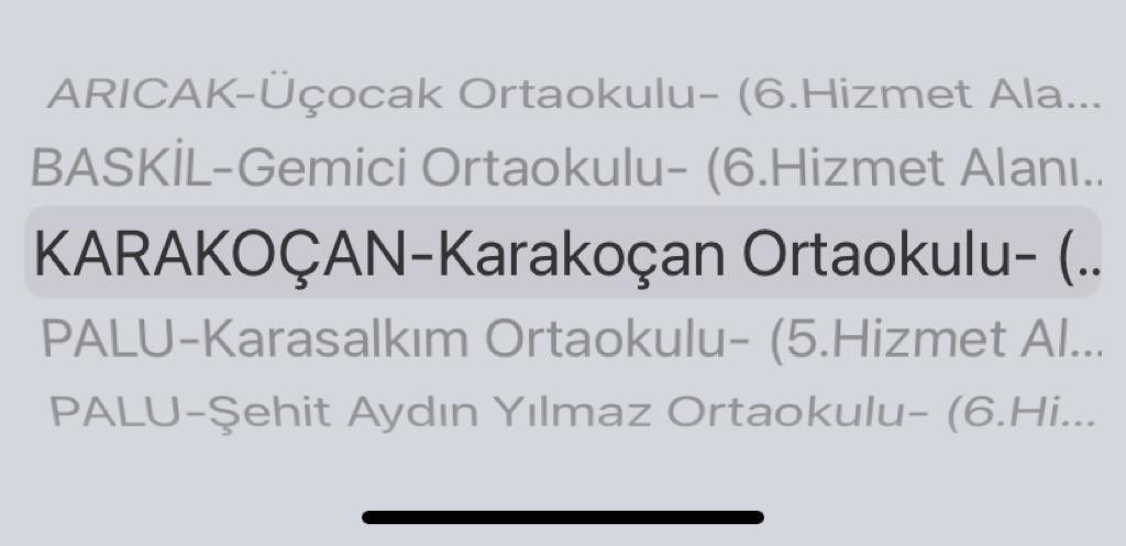 Sakın Elazığ merkezde bir yer açmayın.