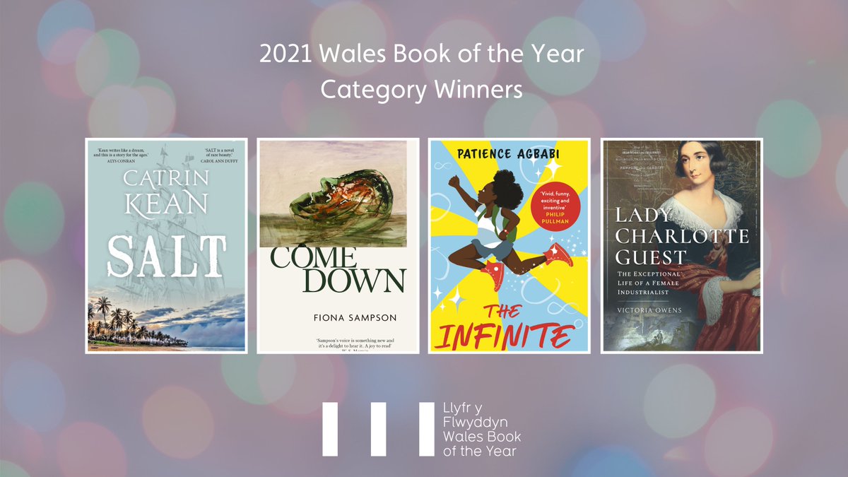 Congratulations to our Writers at Work alumnus @kean_catrin on winning Wales Book of the Year 2021 with Salt, and to category winners @FionaRSampson, Victoria Owens, and @PatienceAgbabi. literaturewales.org/lw-news/catrin…