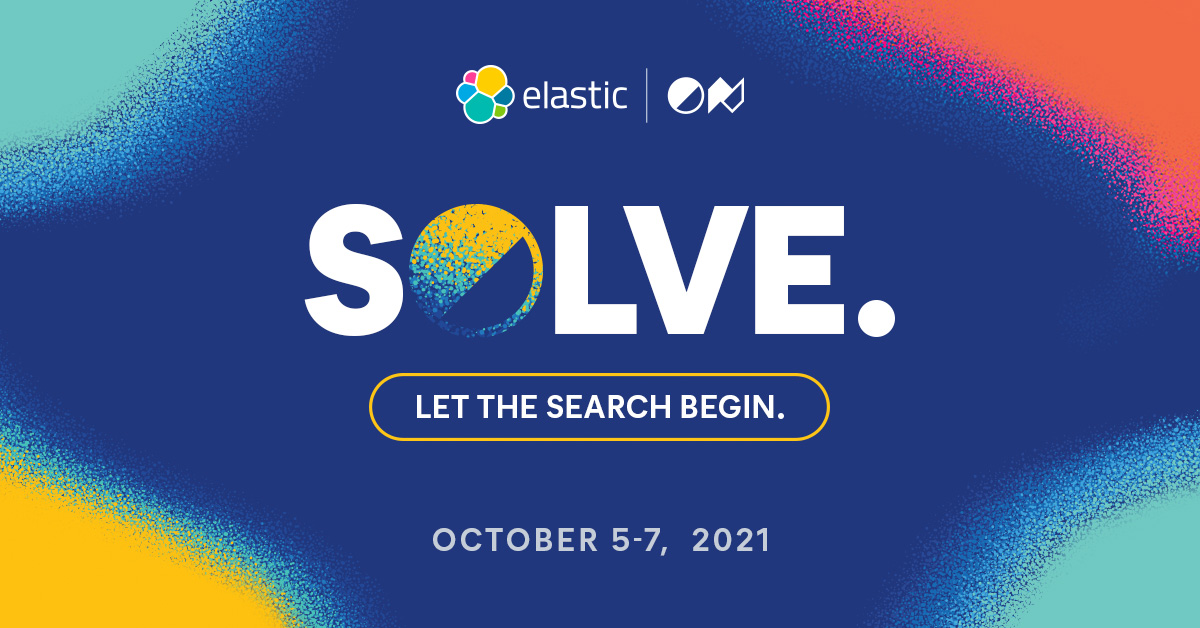 elastic's tweet photo. ElasticON Global 2021 goes live October 5! Log on, learn, and celebrate our community’s unique ability to solve difficult problems with data and drive. Register today → https://t.co/B6wu8fDh23 https://t.co/xkvdTs7DMi