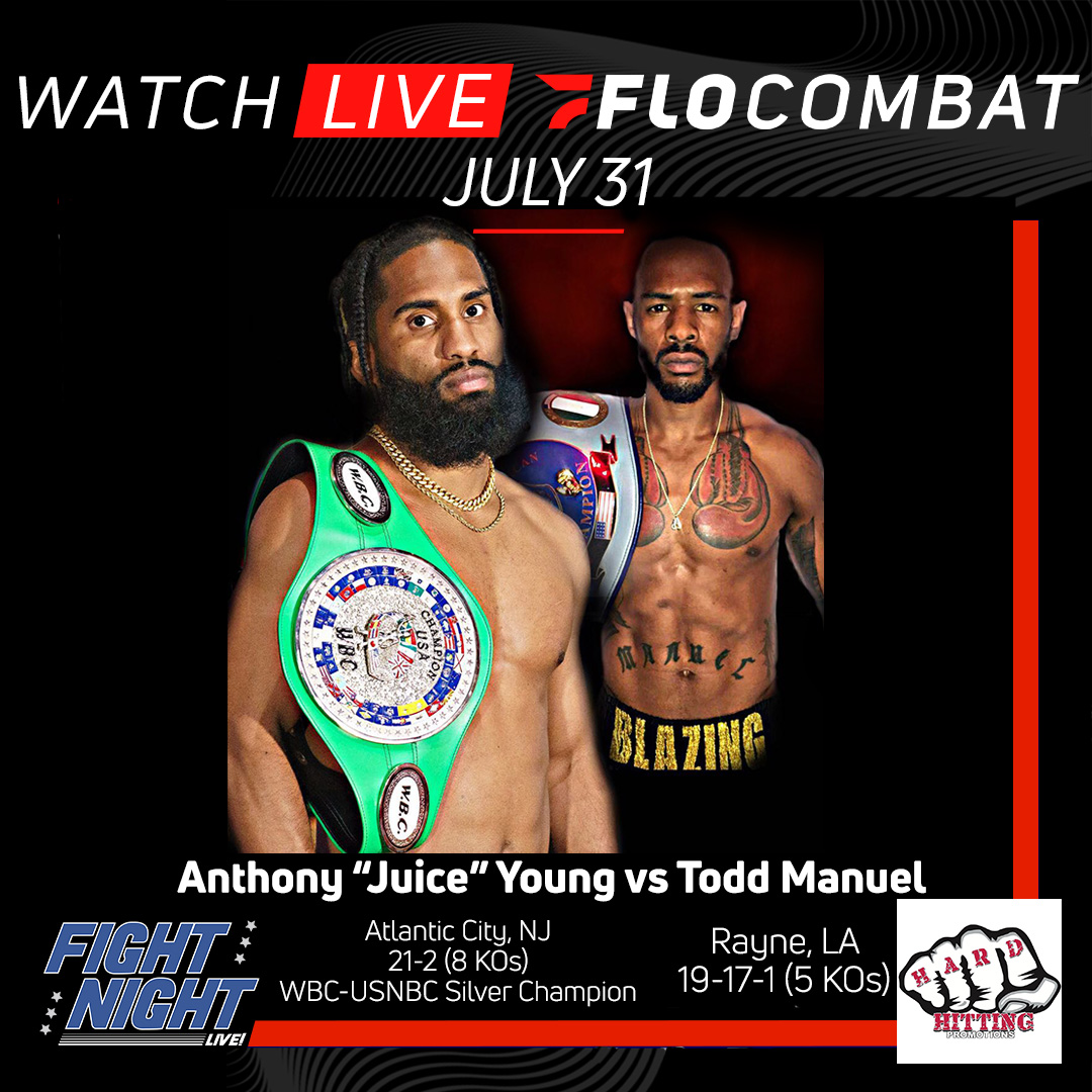 Fight Night Live returns TOMORROW with an action-packed 10 bout show, live from the boardwalk in the historic Fight Capital of Atlantic City 👊 The card kicks of at 7pm ET only on FloCombat