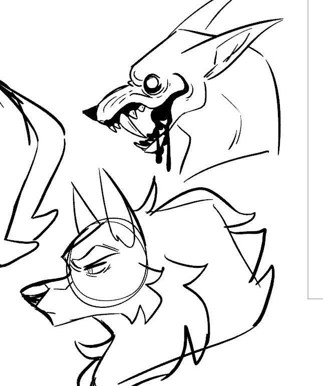 yes I was drawing werewolves shut up 