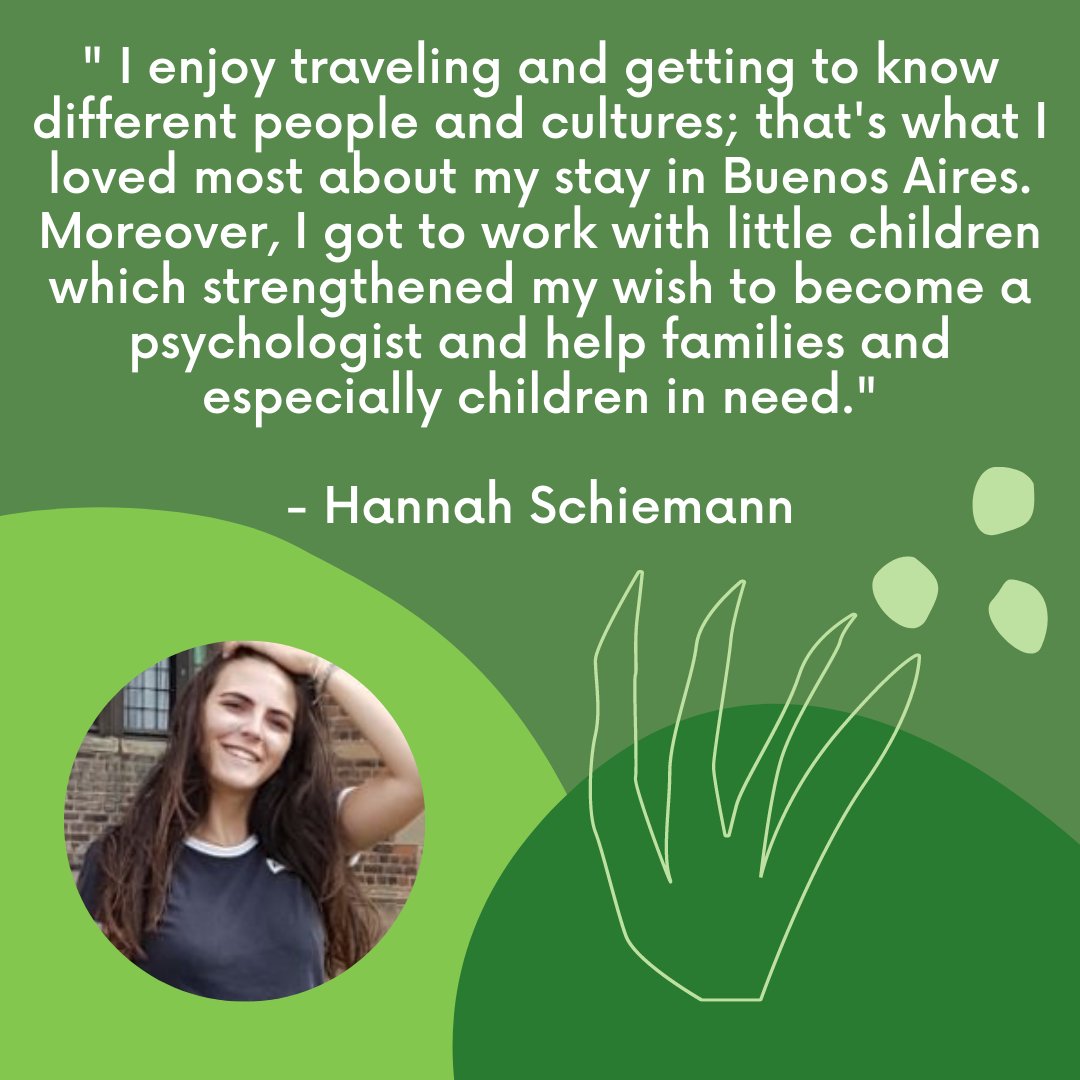 VG_organisation's tweet photo. AMBASSADORS' QUOTES⠀⠀⠀
We continue with the section of phrases from our ambassadors 👥⠀⠀
Today: Hannah
#culturalexchange #volunteerabroad #volunteerwithkids https://t.co/O3y1N9vhl5
