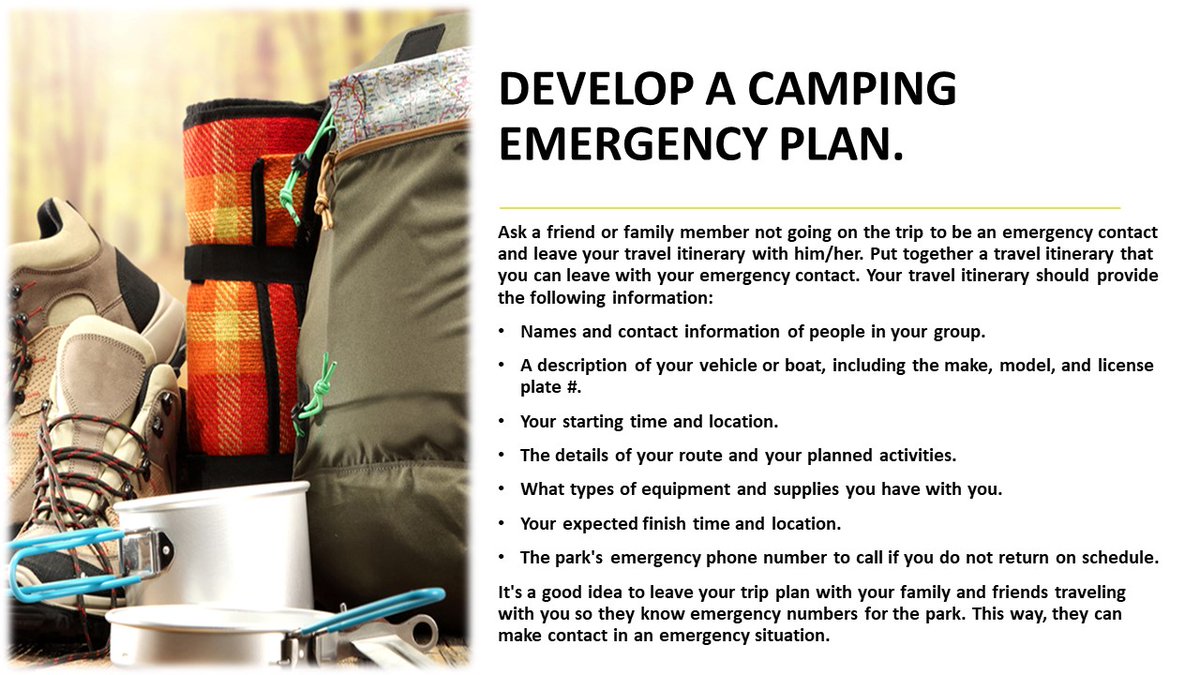PGFDNews's tweet photo. For so many families, summer means camping vacations. From having the right supplies, planning where to stay, & having the proper safety gear, this weekend’s #PGFD “Fifty Days Of Safety” tips are about making your camping adventures as safe as they are epic. #FiftyDaysofSafety https://t.co/KMo506QDwp