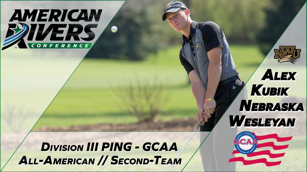 .<a href="/NWU_GOLF/">Nebraska Wesleyan Golf</a> Alex Kubik Earns Men’s Golf All-American Accolade. #rollriversMGOLF

📰bit.ly/3zSHEWZ