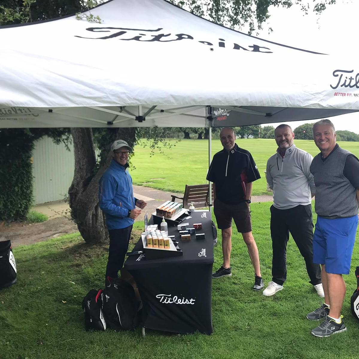 Sherborne Golf Club members enjoying the Titliest Golf Ball Eduction Day delivered by Golf Ball Product Specialist, Tom Hiscock @tommy_titleist @titleistukireland