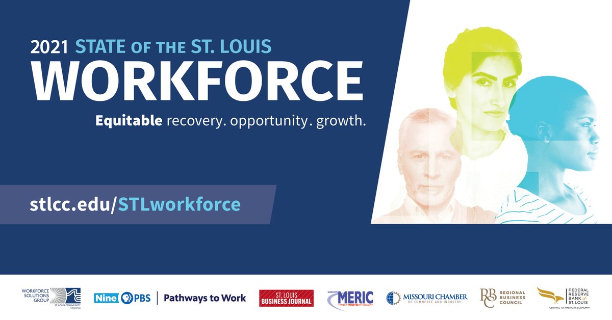 STLworkforce's tweet image. Due to recent COVID developments, the State of the St. Louis Workforce event on Aug. 11 at 9:00 a.m. will now be a virtual event. In partnership with Nine PBS, we live-stream the event from the Nine PBS studios. Get the live-stream link when available at stlcc.edu/stlworkforce