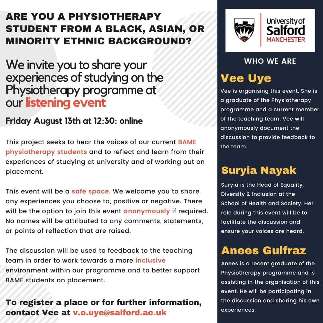 UoS Physio Society (@salfordphysio) on Twitter photo 