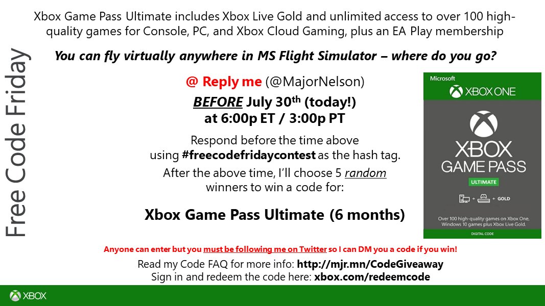 Xbox Game Pass Ultimate, 3 Month Membership, Xbox / Win 10 PC - Download  Code