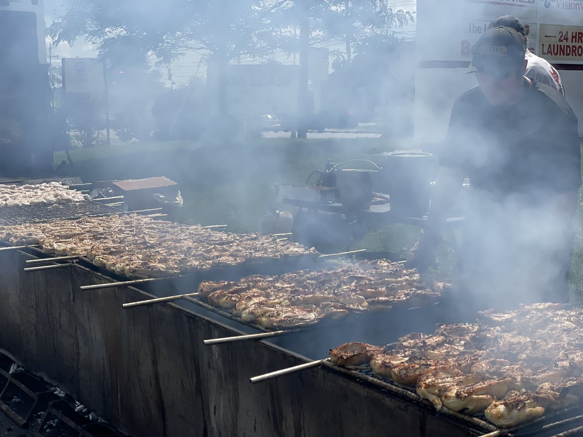 Sheridan getting out in the Community today for a Chicken BBQ / FirstNet Event.  <a href="/judy_cavalieri/">Judy Cavalieri</a> <a href="/CamisBUFF/">Cameron</a> <a href="/DFraser0107/">Don Fraser</a> <a href="/Dhali_Ahmed/">Ahmed Dhali</a> @TonyCammilleri <a href="/DennisJFosterJR/">Dennis Foster</a> @KirstenATT