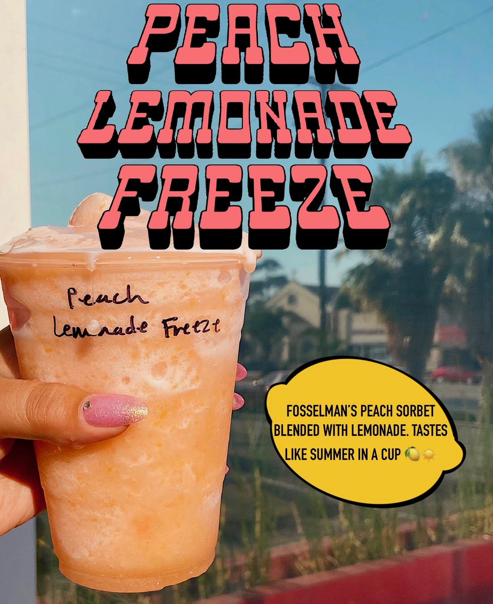 🍑 🍋 Last chance at this summer sipper! Grab one Today &amp; Tomorrow while you can 🌞 🌞
