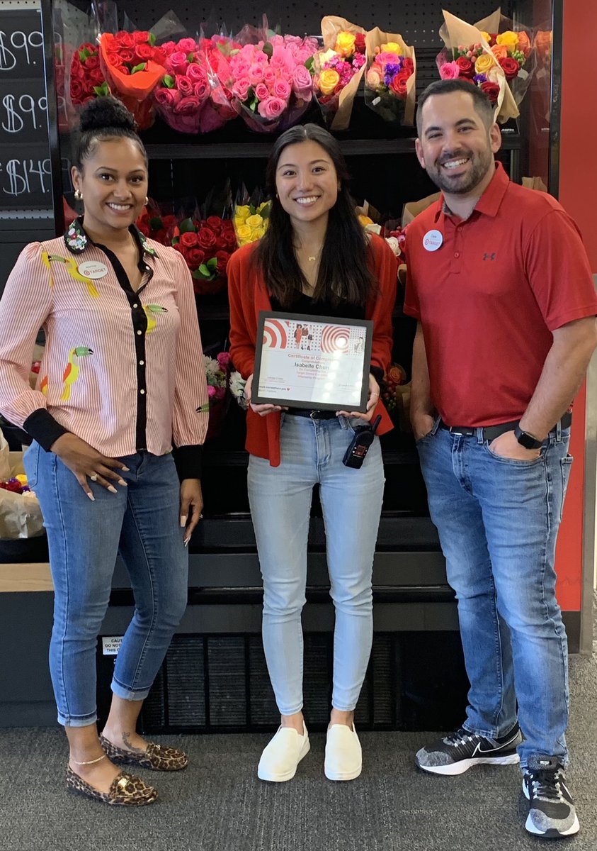 DavePFromTarget's tweet image. Congratulations on the successful completion of your Target Internship Program  DJ, Yvonne, and Isabelle!  D428 was lucky to have you this summer and look forward to you all joining our leadership team soon!

 #internship #leadership #worksomewhereyoulove #target #targetcareers