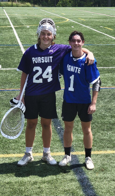 Ryan LaPierre and Gavin Trahan representing at the Under Armour Games. <a href="/NyackHSAthletic/">NyackHSAthletics</a>