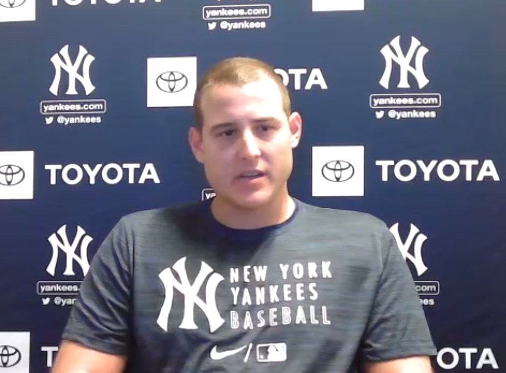 Bryan Hoch ⚾️ on X: Anthony Rizzo: To be able to put a Yankee uniform on  and go play there is going to be special. #YankeesZoomRoom   / X