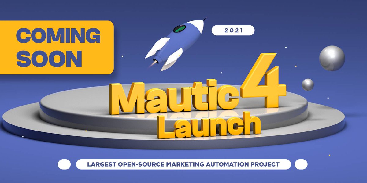 MauticCommunity's tweet photo. Hi there ! 4.0.0 release is blocked due to few Pull Requests that need to be polished or tested.

You can learn about the PRs here: https://t.co/wN9GmvvVRn

Once this is merged, we are good to go!
Your help is highly valuable. https://t.co/jKd68YOdyW