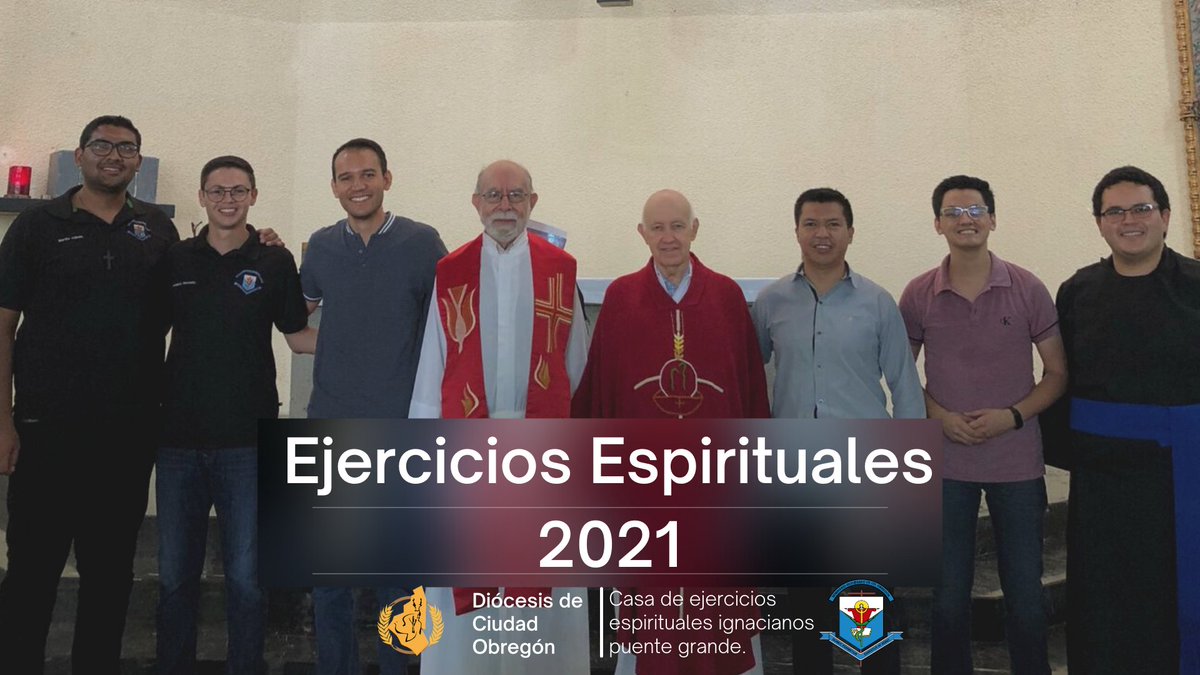 El día de hoy nuestros Seminaristas que pasaran a 4to de Teología, concluyen sus Ejercicios Espirituales en los que estuvieron 1 mes en la Casa de Ejercicios Espirituales Puente Grande acompañados por los padres Victor Verdín y Álvaro Quiroz. 

¡Deo gratias!