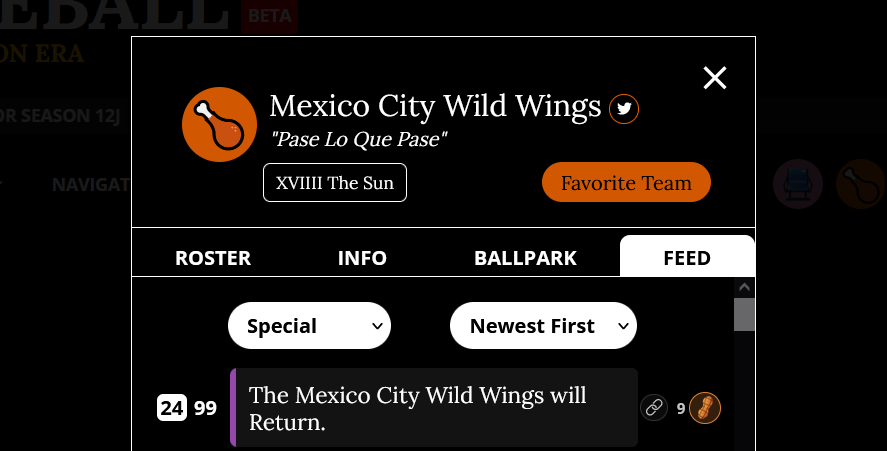 James bond theme plays. <a href="/WildWingsCDMX/">Mexico City Wild Wings</a>