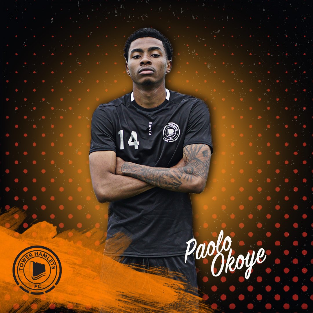 TowerHamletsFC's tweet photo. 🟠Meet The Squad⚫️
▪️Name: Paolo Okeye
▪️Position: ST
▪️Squad Number: 14
▪️Name: Fabio Latchena
▪️Position: CB
▪️Squad Number: 15
▪️Name: David Bangurah
▪️Position: LW/RW/CAM
▪️Squad Number: 16
▪️Name: Nadeer Zeddini
▪️Position: CDM/CM
▪️Squad Number: 17
#towerhamletsfc https://t.co/3EijmNUnXH