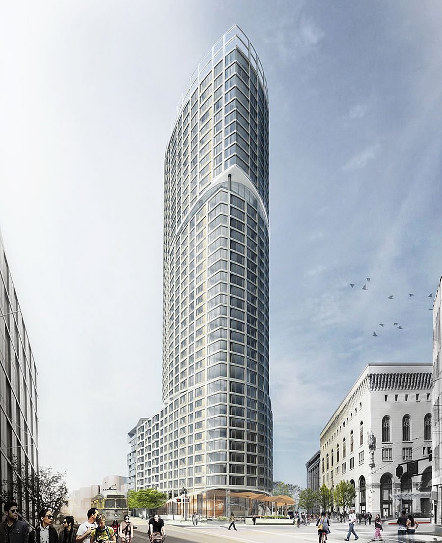 SocketSite's tweet photo. Plans for approved #OneOak tower are being revised #planningSF #RealestateSF https://t.co/XiczOtJIJz https://t.co/3Zu5JjDVwX