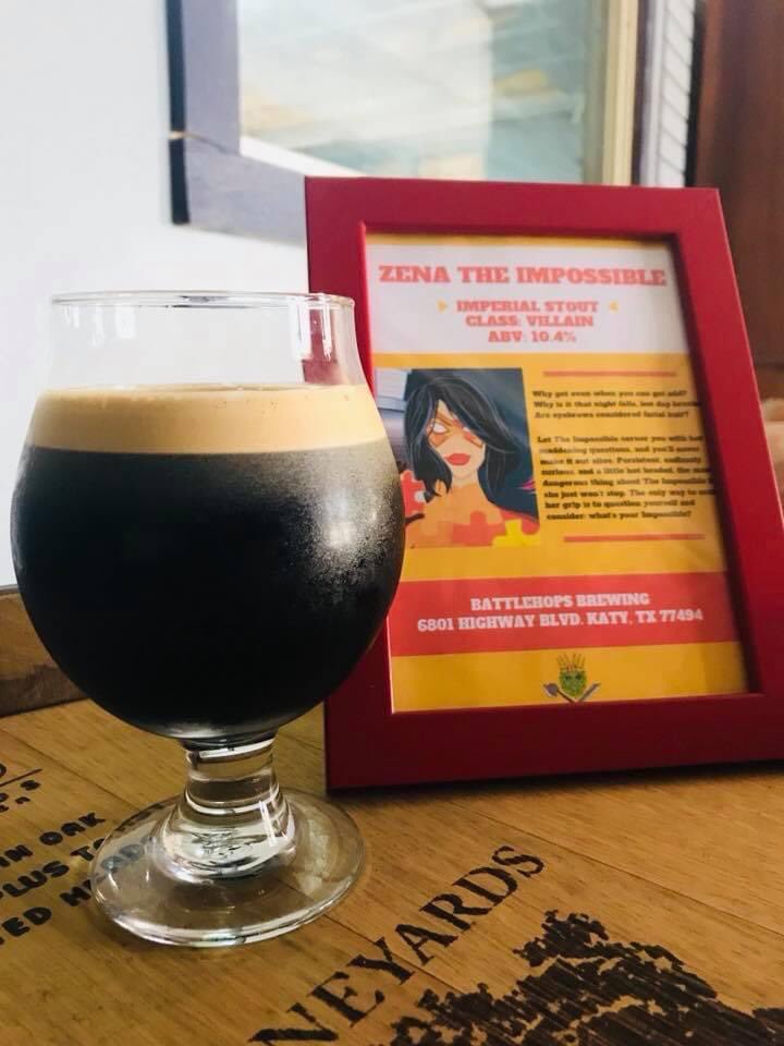 Zena the Impossible is back! Our imperial stout with maple syrup and vanilla is dark, slightly sweet, and dangerous. 

Come try the Impossible on tap this weekend!