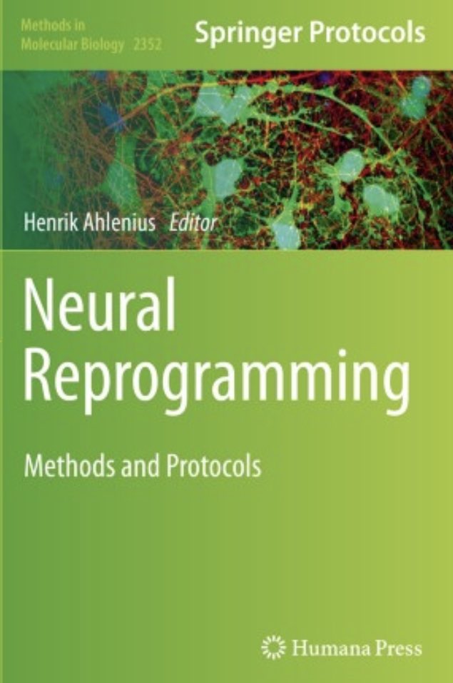 Finally out, “Neural Reprogramming-Methods and Protocols” a book I edited for the Springer series Methods in Molecular Biology link.springer.com/book/10.1007/9…      Huge thanks to all contributors who endured a long process with many delays #reprogramming #directconversion #stemcells