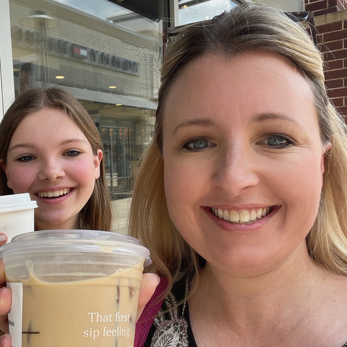 KatherineGalpin's tweet image. Did some back to school shopping and grabbed coffee with my girl! #wcerangers #wcesummer