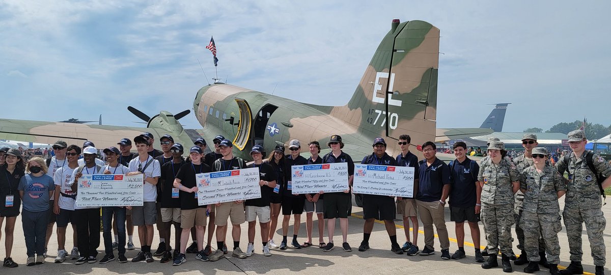 cvhsaero's tweet photo. Creekview has placed 3rd at the UAS4STEM Nationals in Oshkosh, WI.  It is the teams highest finish at the competition https://t.co/Npc45thWn3