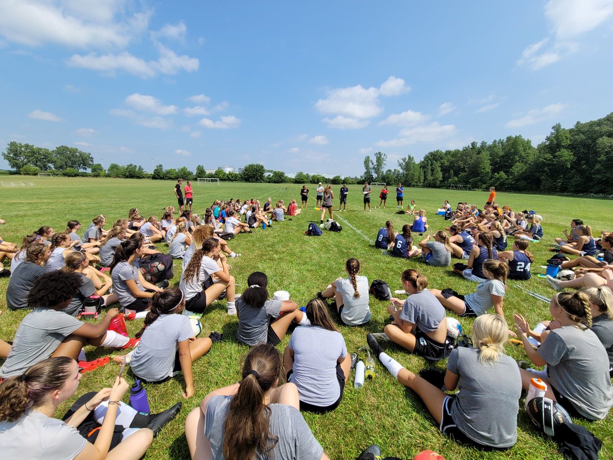 HTLadySoccer's tweet photo. Great week at MSL camp! Congrats to Hannah Costello and Erin Bernthold who were named to the All Camp Team. Girls got a great experience from College Coaches from Millikin U., Heidelberg U., Rio Grande U &amp; Ohio Christian! https://t.co/gtM0UuZDyL