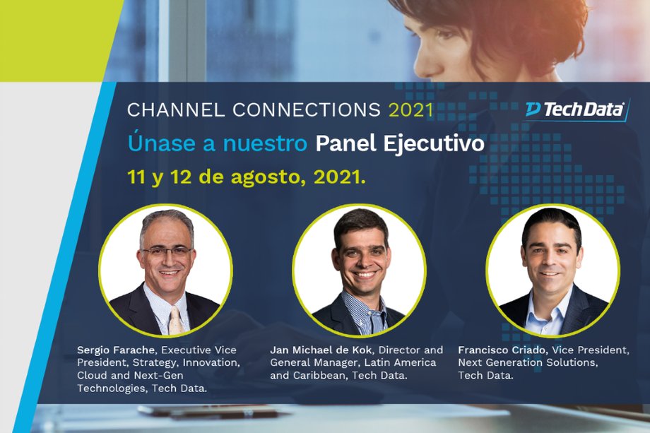 TDSYNNEX_NA's tweet image. Nuestros líderes ejecutivos estarán compartiendo sobre "Tech Data como agregador de soluciones" en la sesión general de Channel Connections el 11 y 12 de agosto.
¡Regístrate ahora! ms.spr.ly/6012nooAw #ChannelConnections #TechData