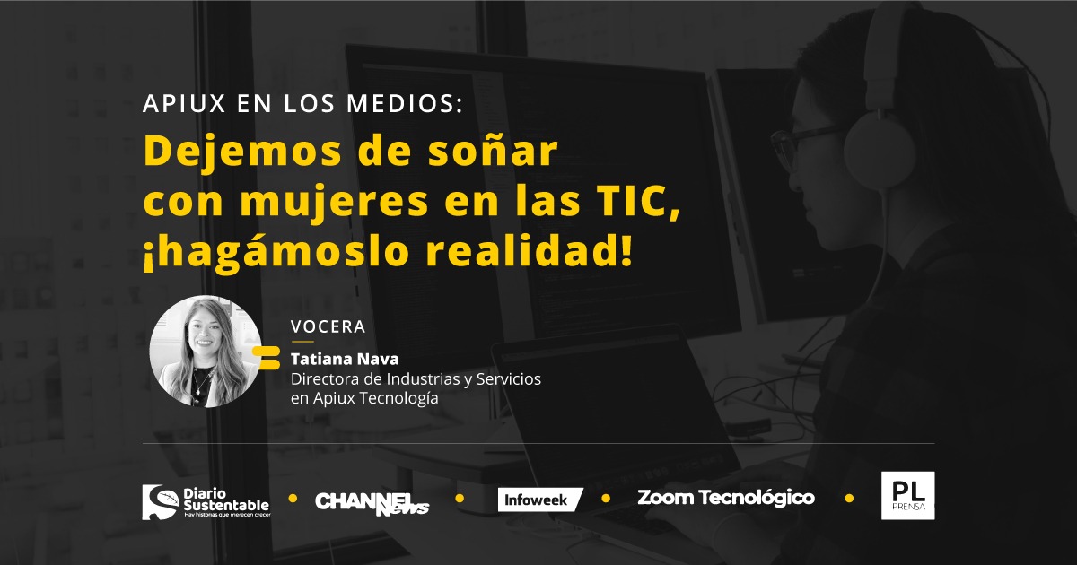 Apiuxtecnologia's tweet image. Nuestra Directora de Industrias y Servicios Tatiana Nava nos da una mirada de las oportunidades de mujer en el mundo tecnológico y habla de cómo #Apiux es un espacio para que  las mujeres talentosas saquen todo su potencial👭👇👇
linkkle.com/apiuxtecnologia