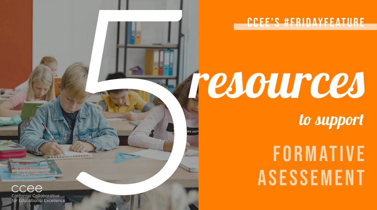 CCEECA's tweet image. This week&apos;s #FridayFeature focuses on FORMATIVE ASSESSMENT w/ resources from @NCIEA1&apos;s @ScottFMarion, @teachingquality, @BrentDuckor &amp;amp; @CarrieHolmberg, and @UCSDExtension ➕ a podcast ep on @PlacerUnion&apos;s shift to competency-based grading! Read it here: bit.ly/3xl495u