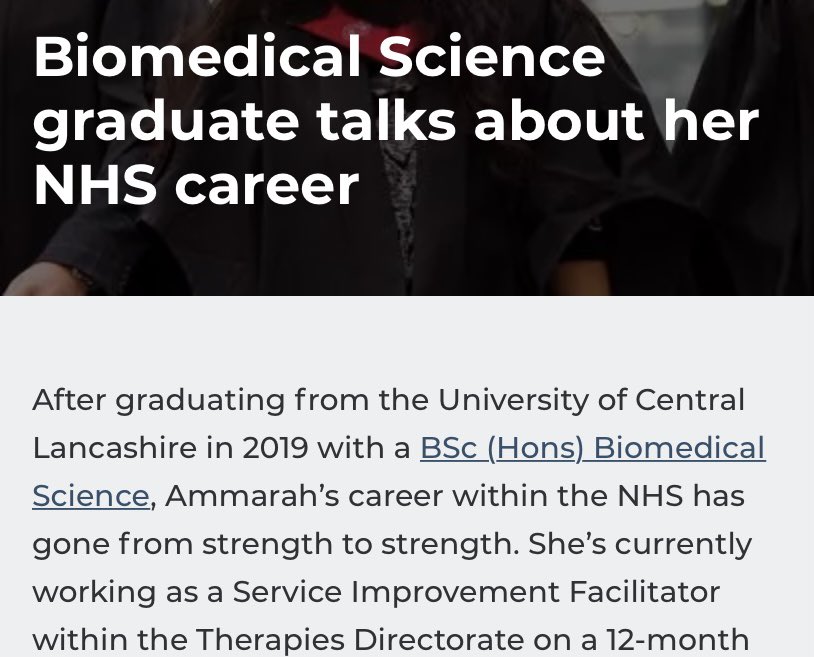 A__Subs's tweet photo. Read more about my inspiration to start a career in the NHS here - https://t.co/sARW4SyETx @UCLan @ELHT_NHS @StudyAtUCLan @ELHT_AHPs #NHS #UcLan #professionaldevelopment #inspiration https://t.co/sMnhb9434K