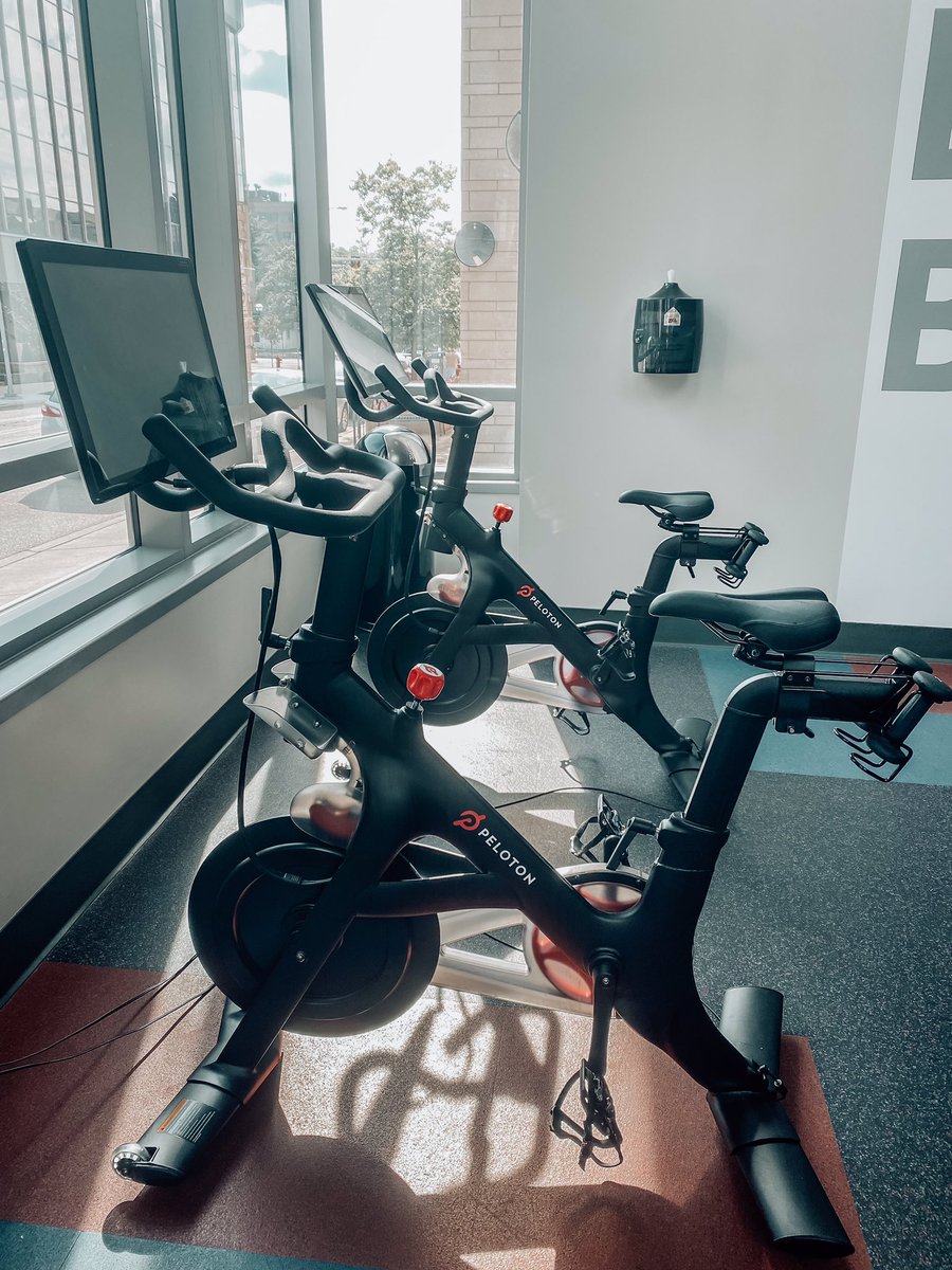 It’s fitness Friday! 💪 Today’s a great day to start or continue a workout streak 🔥 on our Peloton bikes! 🚴 
#fitness #peloton #annarbor
