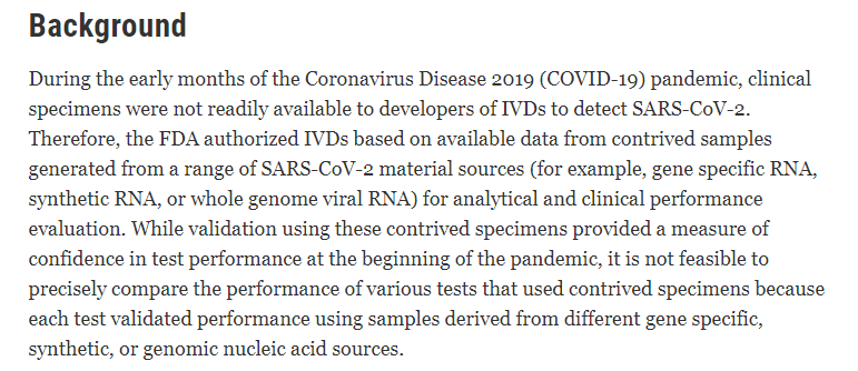 ICYMI:

This CDC document (1) links to one from the FDA (2) admitting to creating the specimen used for the PCR tests.

I've said this for over a year: it's never been isolated.

Does this not make EVERY PCR test null and void?

1 https://t.co/IRnDXzGTeO
2 https://t.co/s43BxM3SNF https://t.co/pxaXnHm95S