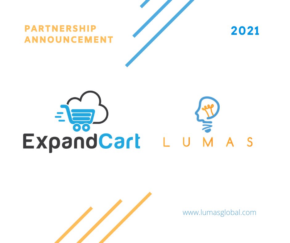 Lumasglobal's tweet photo. Lumas is pleased and excited to announce its partnership with ExpandCart.

Confused about starting a new online business or having trouble with your existing one? Stay tuned for more news about what we are cooking up for you with the Expand Cart team.

#ecommerce #Entrepreneur https://t.co/KDh9KhXa1d