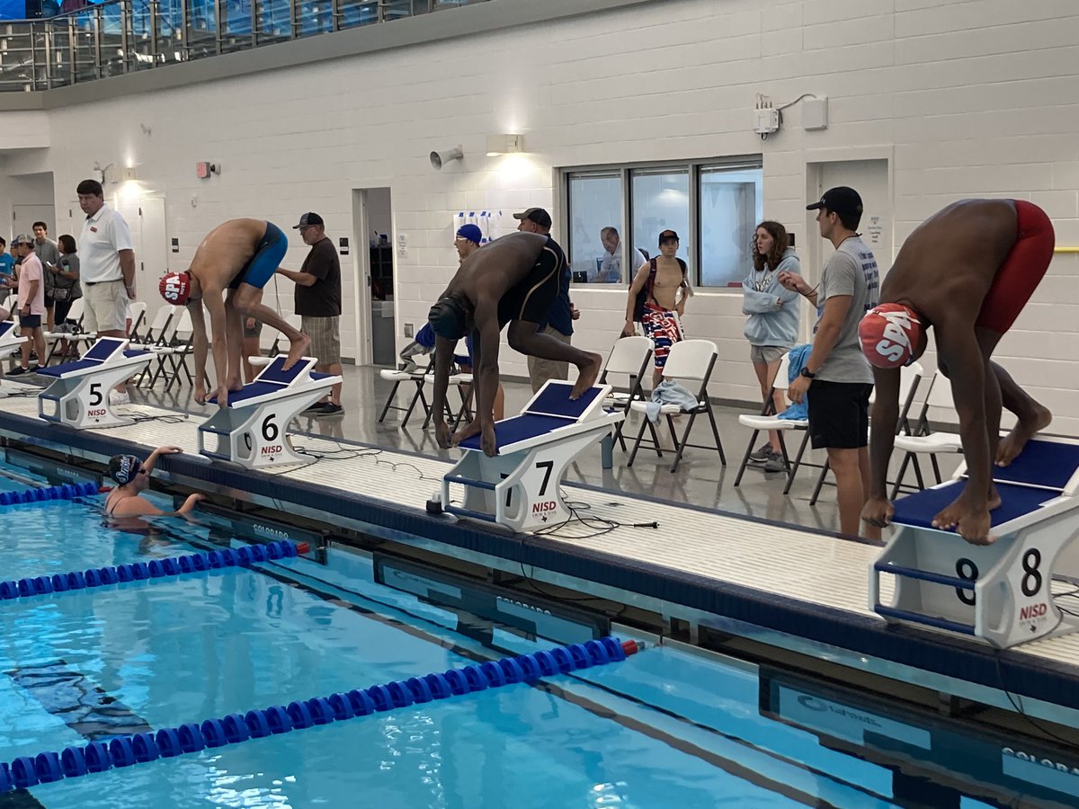 SPA_SwimTeam's tweet photo. Another great day of swimming for SPA at southern Zone Senior Champs. Josh and Kaden on the blocks for the 100 Free plus Josh had a life time best in the 100 Fly. #fastswimming #goSPA https://t.co/vtv7oYB0hs