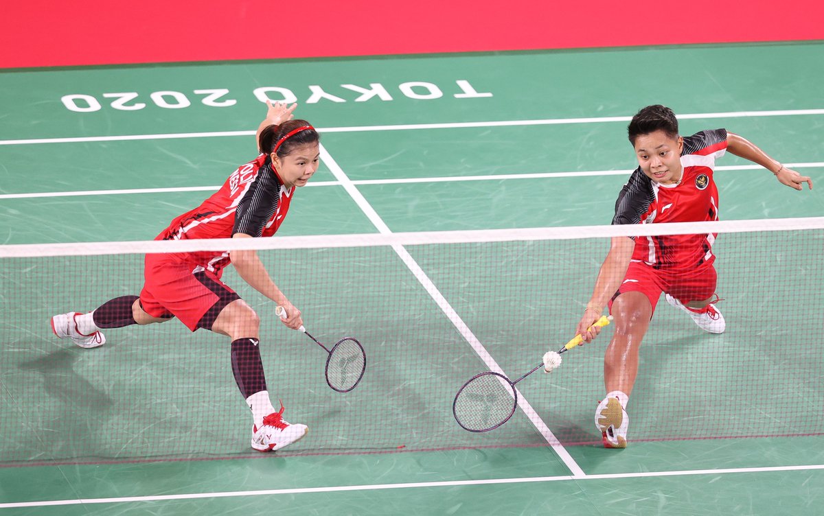 MS:🏅🏅🏅🏅🏅🏅
WS:🏅🏅🏅🏅
MD:🏅🏅🏅🏅🏅🏅
XD:🏅🏅🏅

Set is now complete, Indonesia 🇮🇩 have confirmed their first women's doubles medal in Olympic history.

#RaiseARacket 🏸 for <a href="/GreysPolii/">Greysia polii - GEL</a> and Apriyani Rahayu.

#Tokyo2020 #Olympics 

📸 <a href="/badmintonphoto/">Badmintonphoto</a>