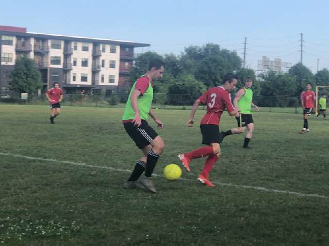 HerronHighIndy's tweet photo. Thank you to everyone who came out tonight to support Herron soccer! We are especially grateful to the alumni ‘12-‘21 who came back to take on the current Achaeans ❤️ Score: Current players 5 - Alumni 1 ⚽️ #GoAchaeans! https://t.co/1kfZVJQT2n