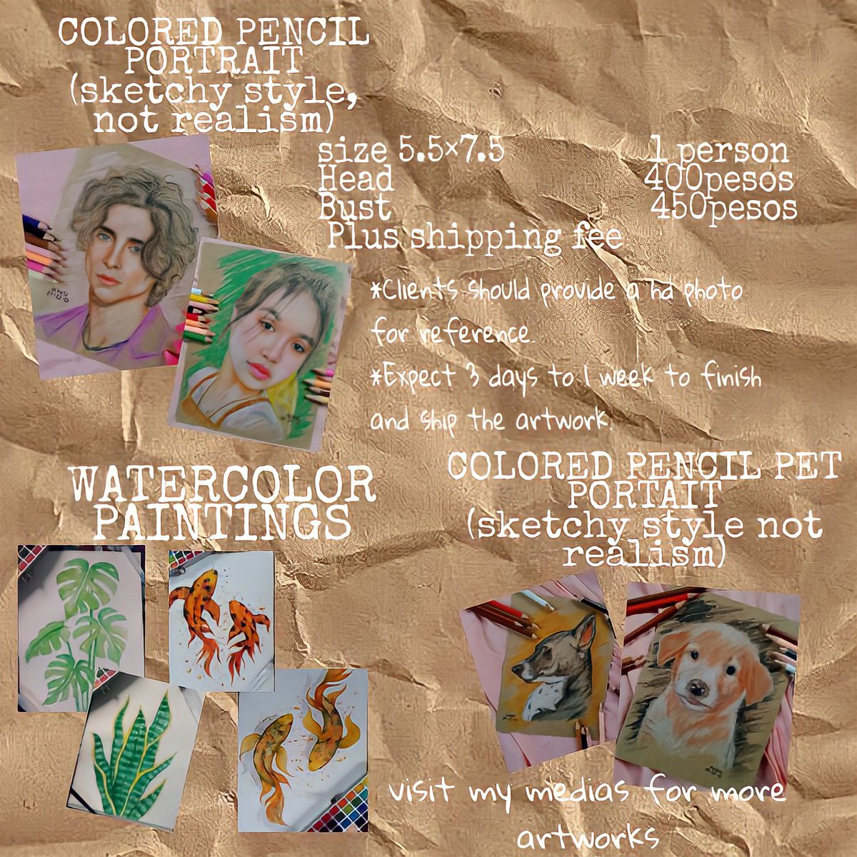 Reddpulaa's tweet photo. Hello! I have decided to make a commission sheets so It will be easier for me to find clients!
Expect to receive an artwork that is made of passion, dreams, and of course full of effort if you commission me.
IT COST NOTHING TO RT THIS AND SUPPORT ME,THANKYOU AND GODBLESS!❤️ https://t.co/T7FDKQ6Opu