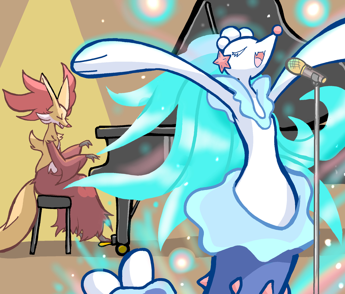 ｇｄー０５８ ｐｉｃ ｐ 431 ポケモン アシレーヌ マフォクシー T Co Nwkjxu5rjd T Co fgxxp1ka Twitter