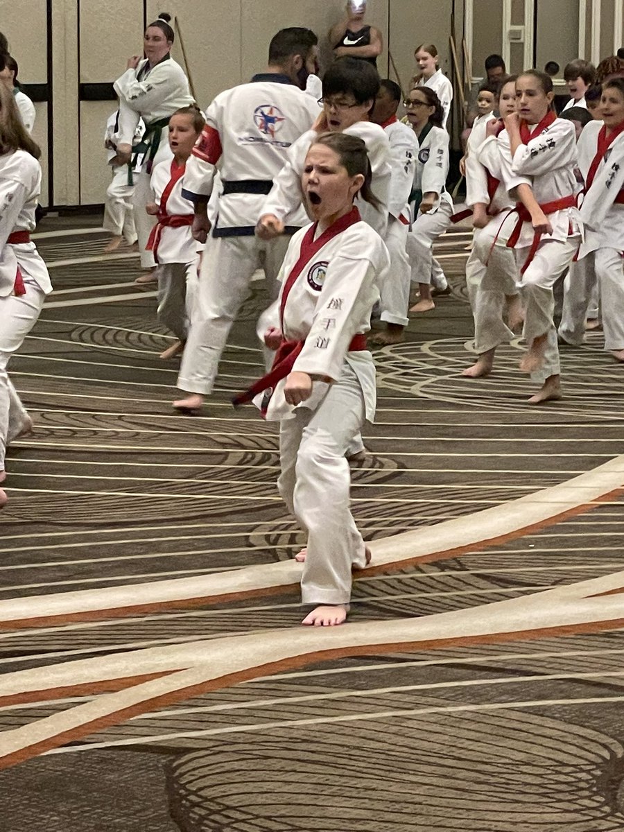 Karate tournament day one completed. Seminar and awards dinner today and we get to the action tomorrow!