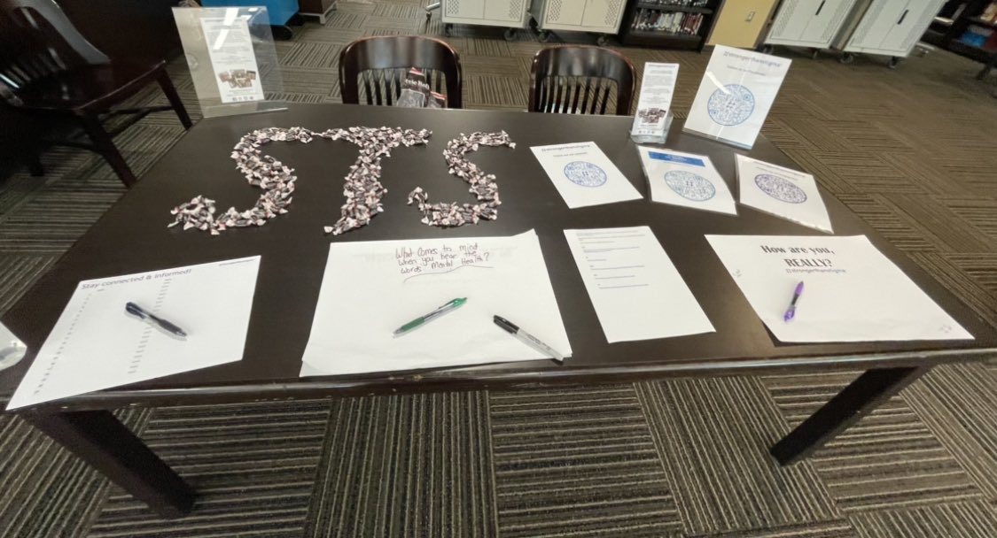 STS_together's tweet photo. Shout-out to our girl @amby419, COO of STS. She held down the fort a few weeks ago at Riverside High School’s* “Future Fest College Conference.” The students organized the whole thing and said including #mentalhealth was a must! We delivered! 💪💪😍🤩💪💪 https://t.co/7D8OMOIzW0