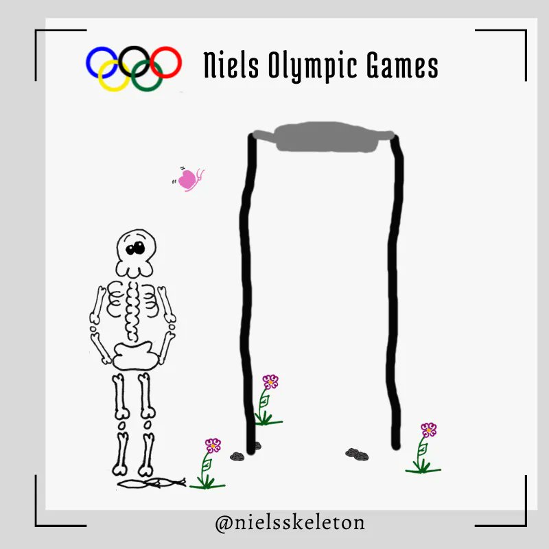 nielsskeleton's tweet image. 💀☠️  #nielsskeleton #skeleton #skeletonhumor #skeletonart #olympicgames #olympics #tokyo2021 #olympiad