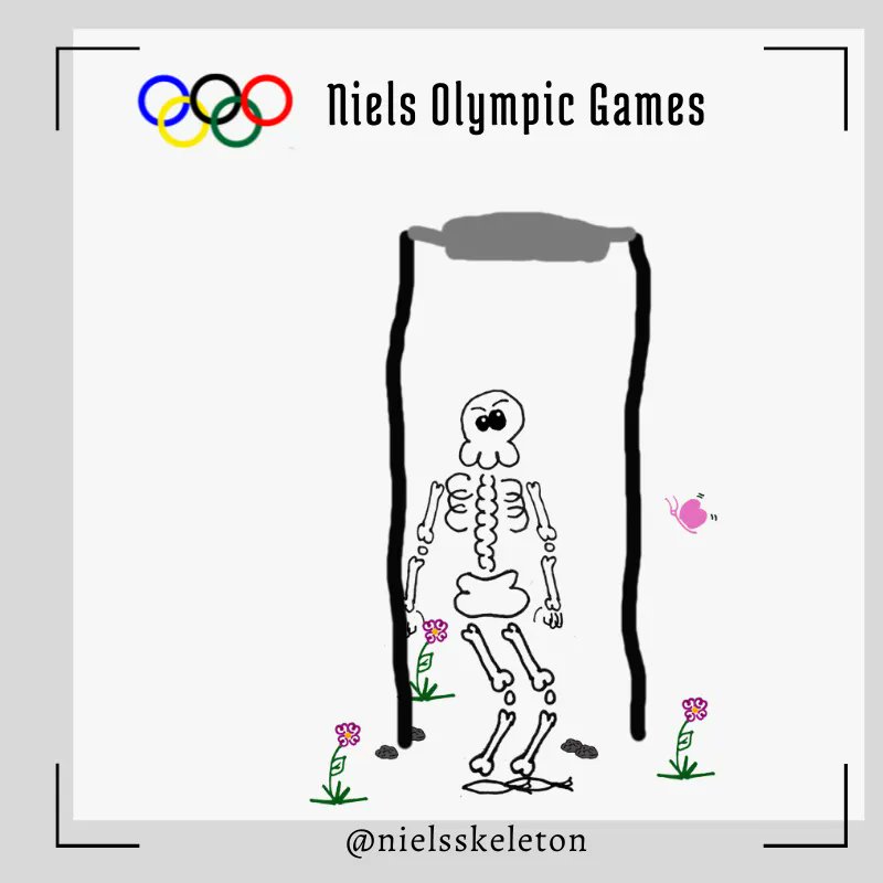 nielsskeleton's tweet image. 💀☠️  #nielsskeleton #skeleton #skeletonhumor #skeletonart #olympicgames #olympics #tokyo2021 #olympiad
