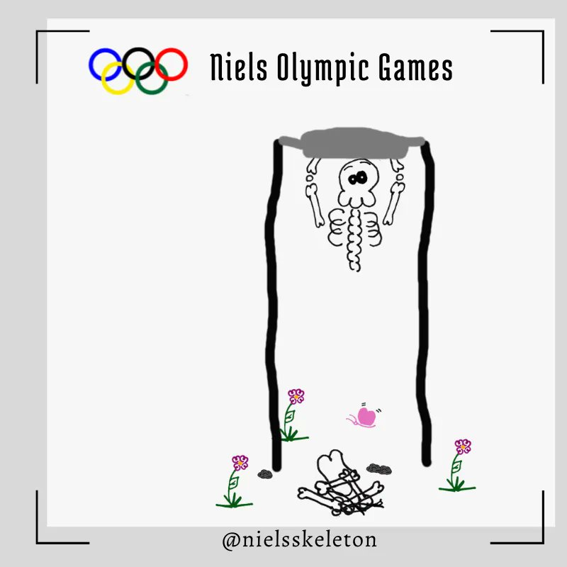 nielsskeleton's tweet image. 💀☠️  #nielsskeleton #skeleton #skeletonhumor #skeletonart #olympicgames #olympics #tokyo2021 #olympiad