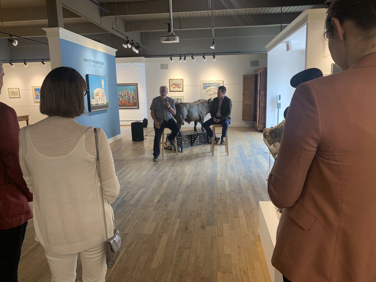 PARKERPRca's tweet photo. Long Way Home by David Thauberger open to the public on Saturday at @MastersGallery #yyc #davidthauberger https://t.co/UTPIcjiZv6