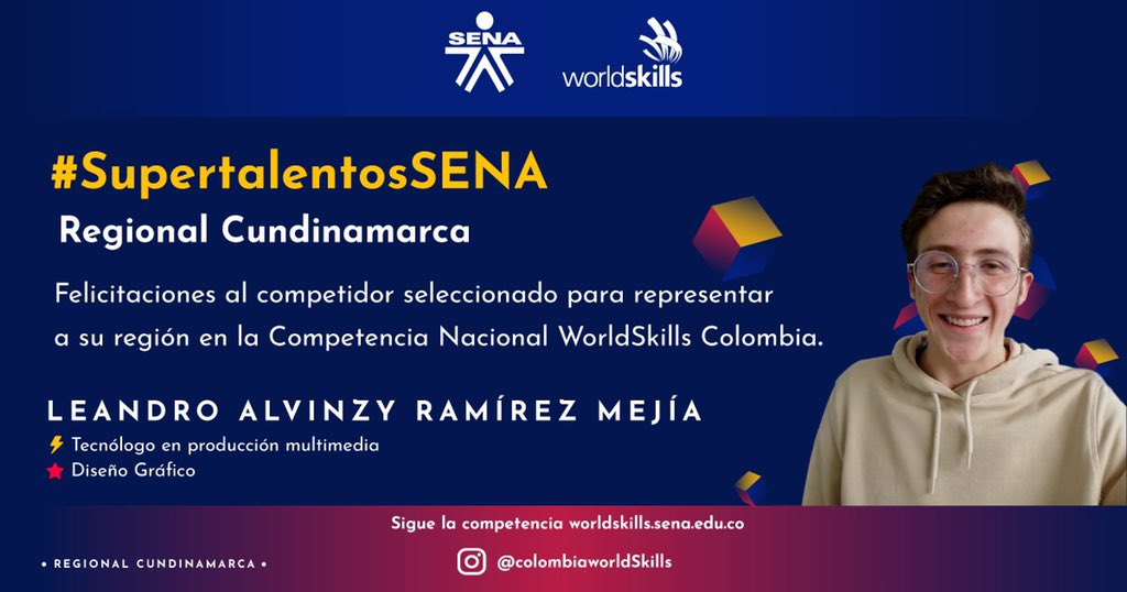 jigomano's tweet photo. #WordlskillsColombia Celebremos juntos el talento de nuestros jóvenes! Hoy 2 de nuestros aprendices fueron seleccionados para representar a Cundinamarca en la competencia Nacional #WorldSkills Colombia. Qué gran noticia ¡Felicitaciones! https://t.co/zsP4N2OHvn