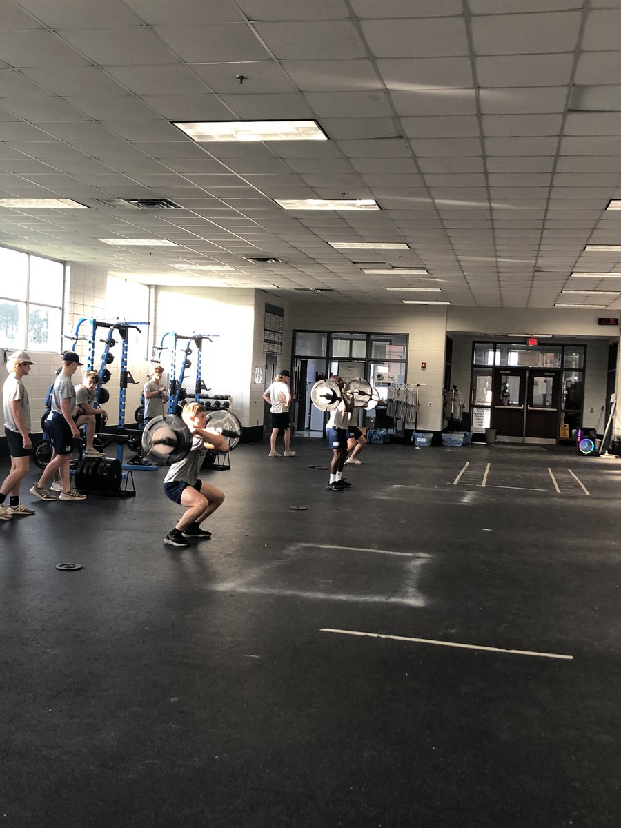 Grinded all summer. Ended our 5 rep max week before school starts back on Monday #RunItBack