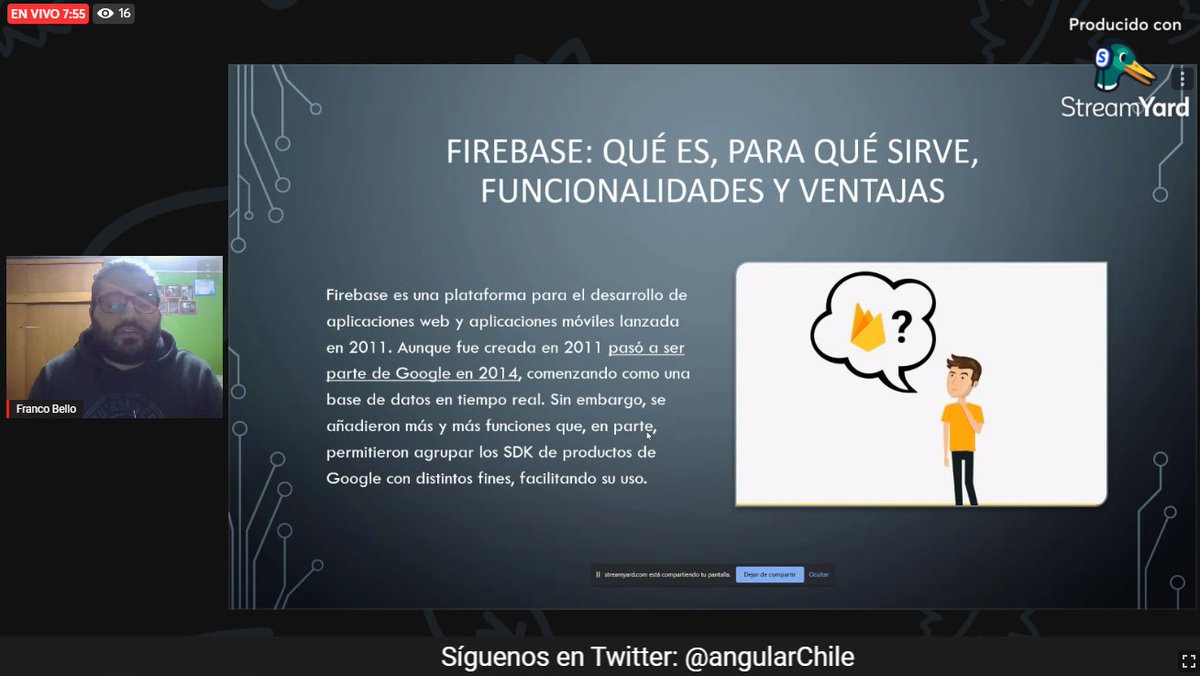angularChile's tweet image. Estamos en vivo! Nuestro amigo @fbellod86 se encuentra presentando ⭐️ . Sigue la transmisión en youtube.com/watch?v=ifdgXv…