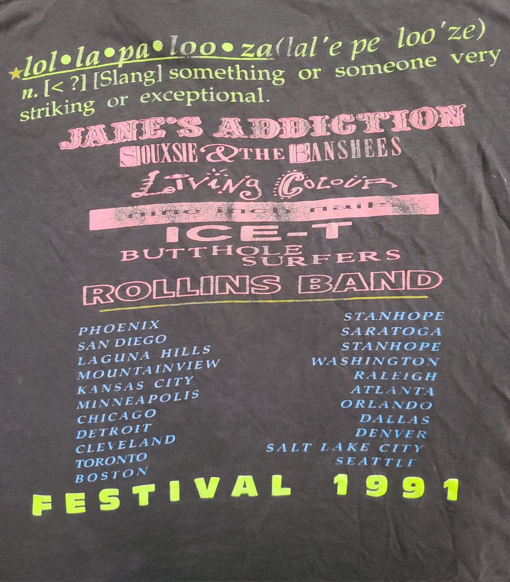 30 year old #FBF remembering a pandemic-free #Lollapalooza