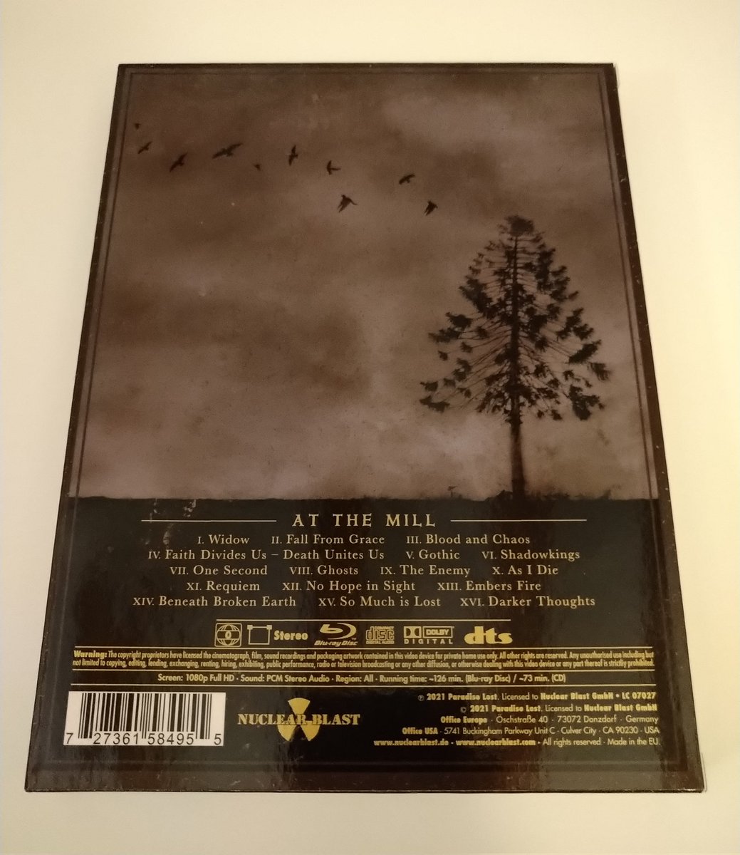 Thromdarr's tweet photo. Paradise Lost - At the Mill. Digibook limitado a 1000 copias #ParadiseLost #AttheMill https://t.co/hTCHkoIUoC